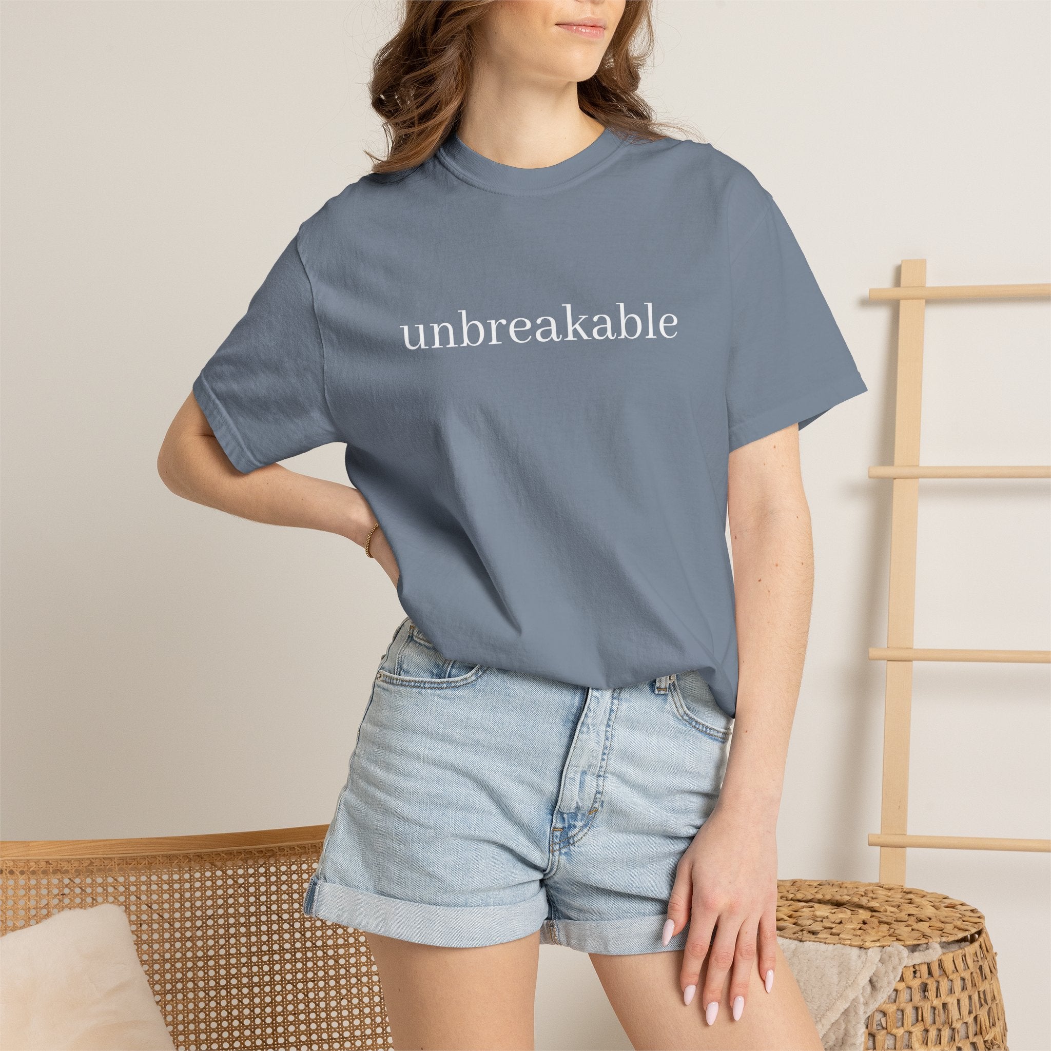 Unbreakable Graphic T-Shirt — Minimalist Empowerment Tee