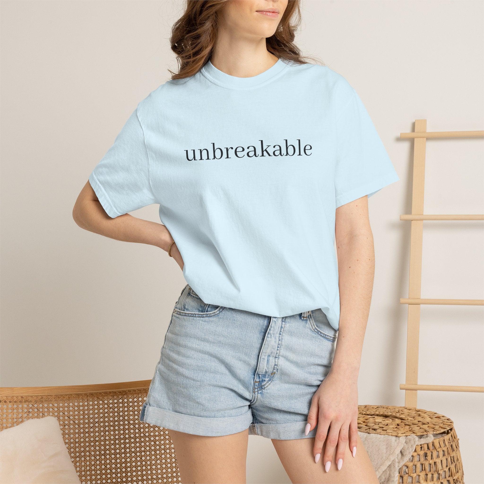 Unbreakable Graphic T-Shirt — Minimalist Empowerment Tee