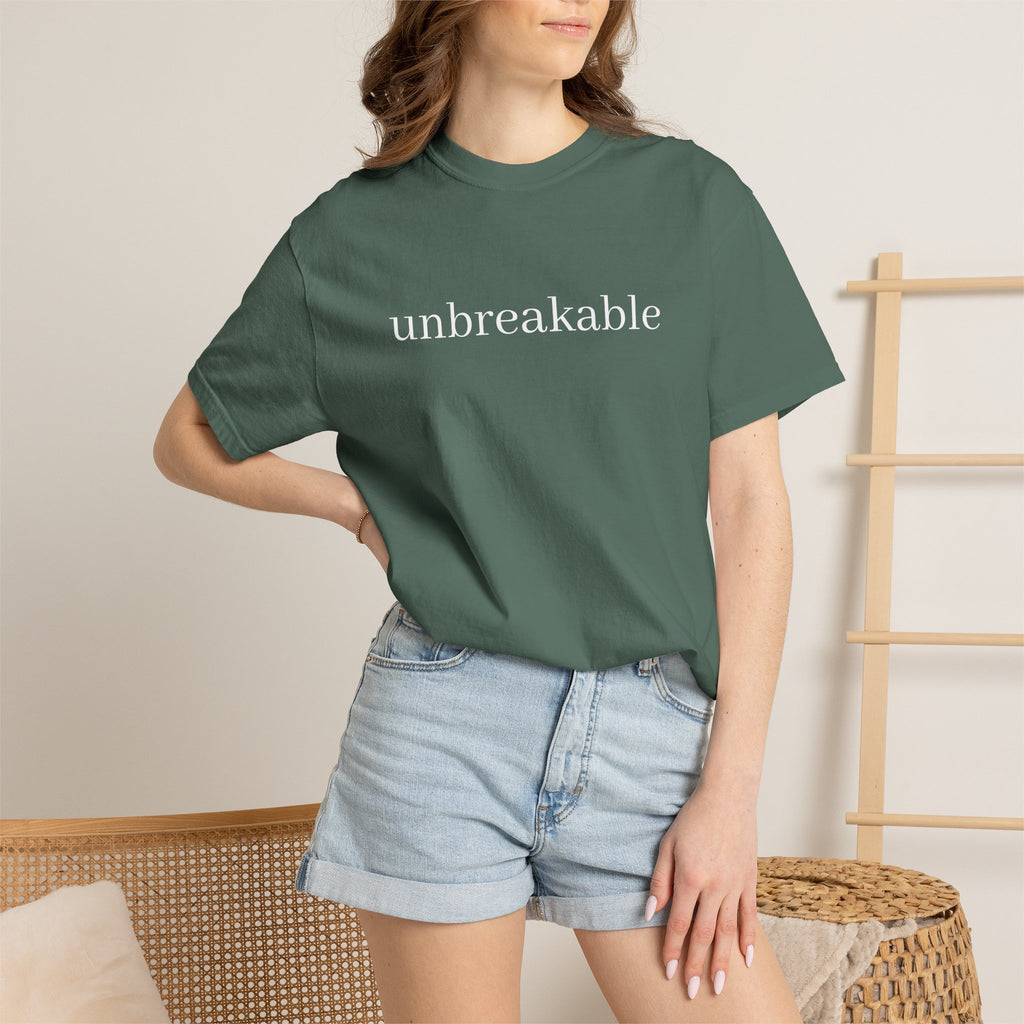 Unbreakable Graphic T-Shirt — Minimalist Empowerment Tee