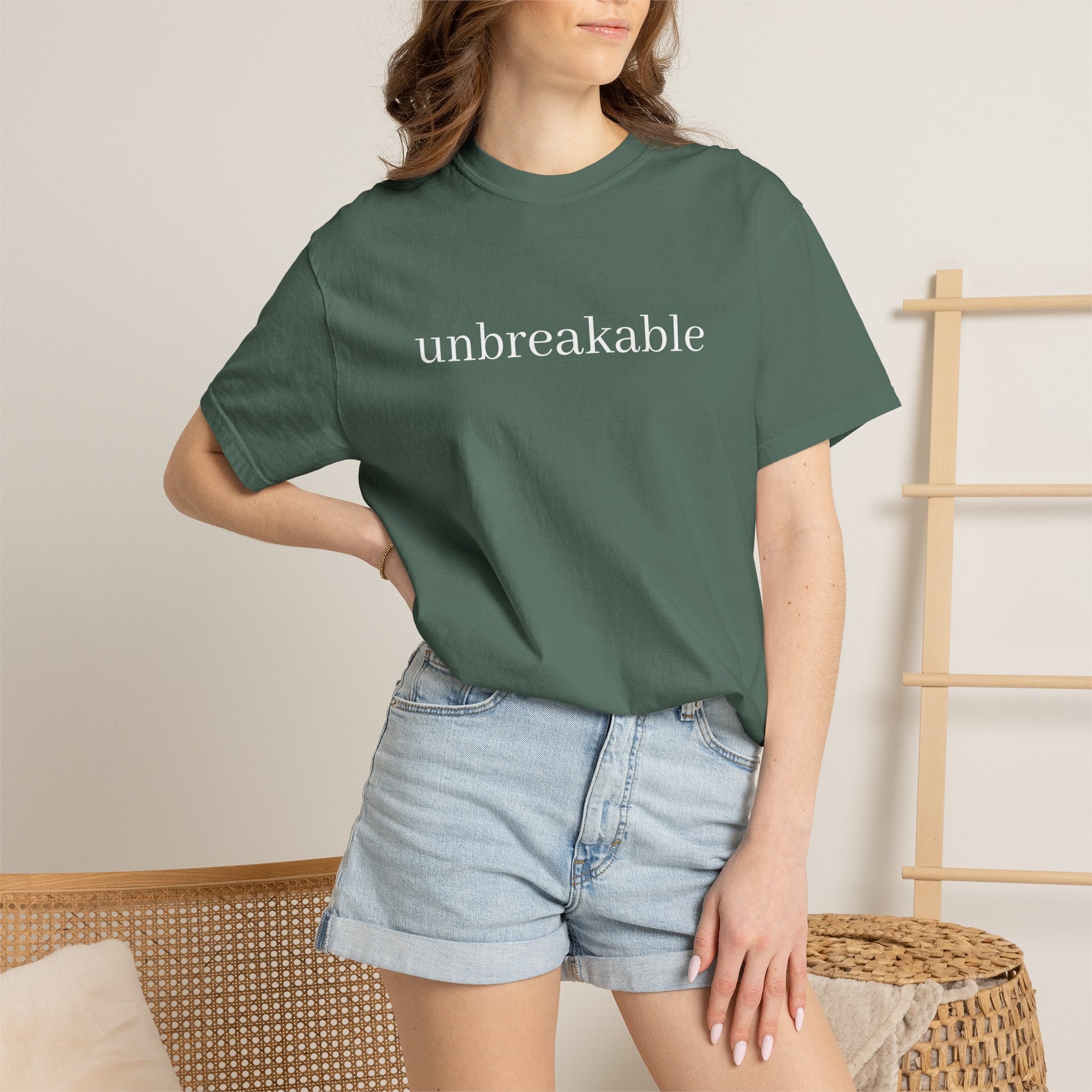 Unbreakable Graphic T-Shirt — Minimalist Empowerment Tee