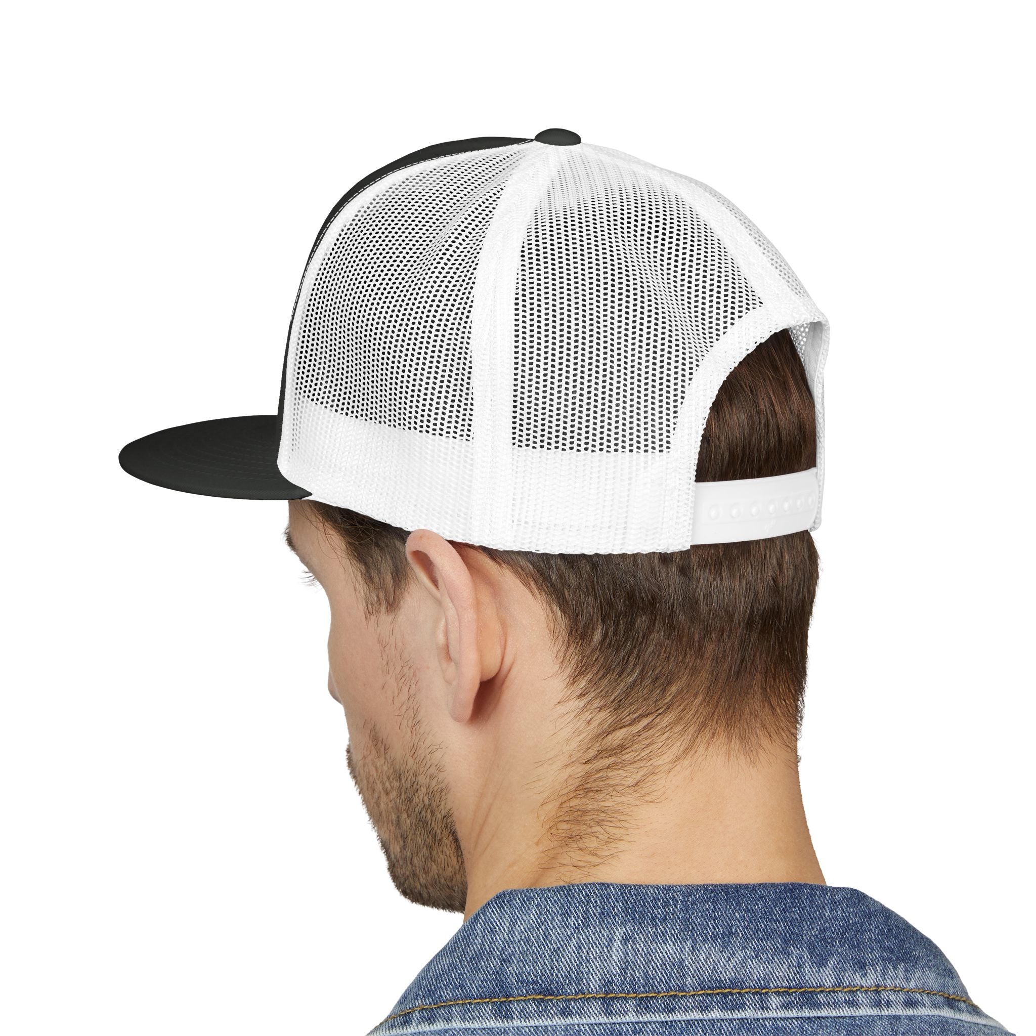 Embellished Dove Trucker Cap — Sparkle Bird Mesh Hat