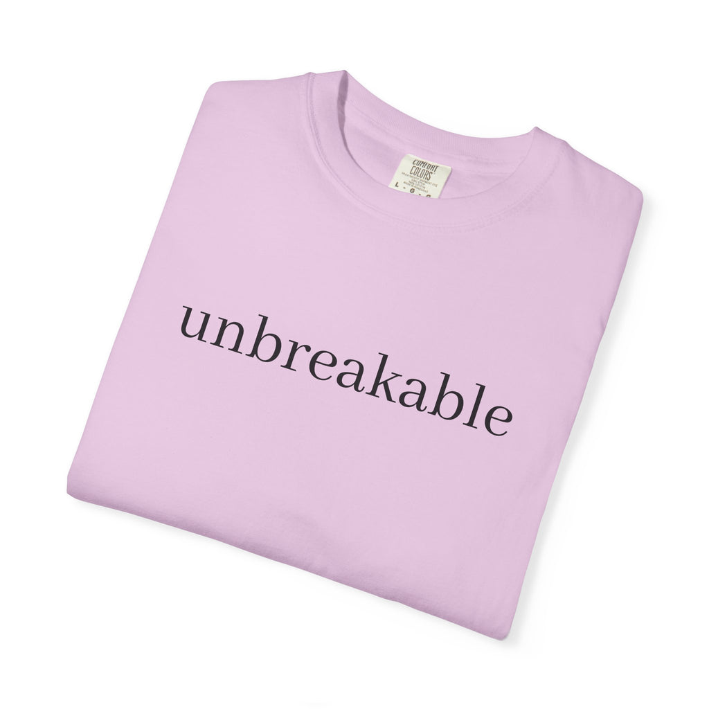 Unbreakable Graphic T-Shirt — Minimalist Empowerment Tee