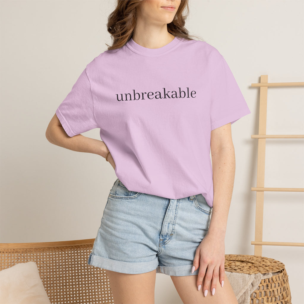 Unbreakable Graphic T-Shirt — Minimalist Empowerment Tee