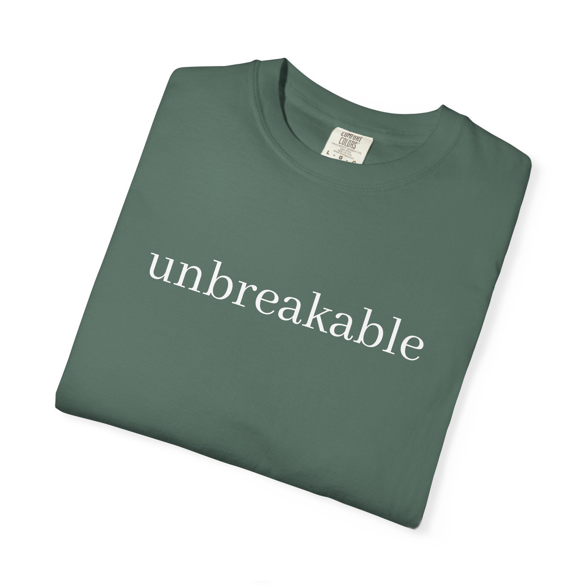 Unbreakable Graphic T-Shirt — Minimalist Empowerment Tee