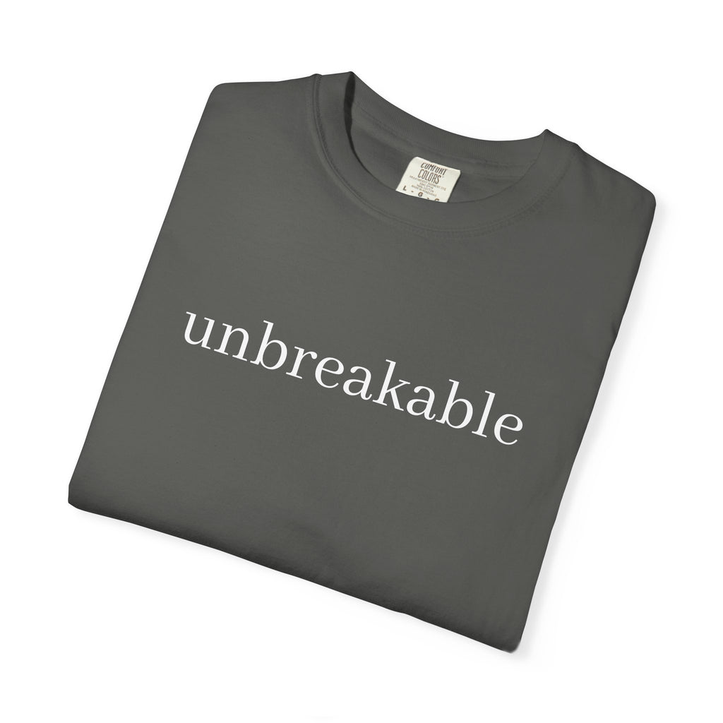 Unbreakable Graphic T-Shirt — Minimalist Empowerment Tee