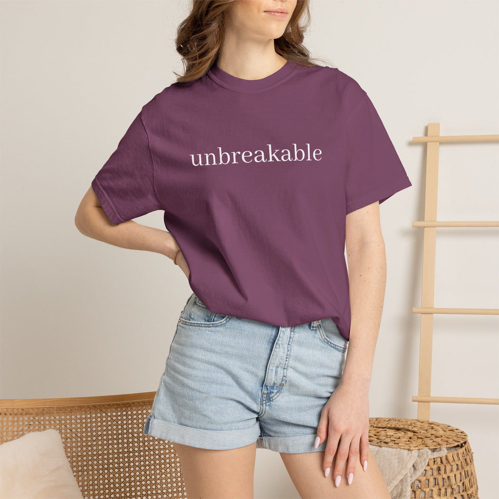 Unbreakable Graphic T-Shirt — Minimalist Empowerment Tee