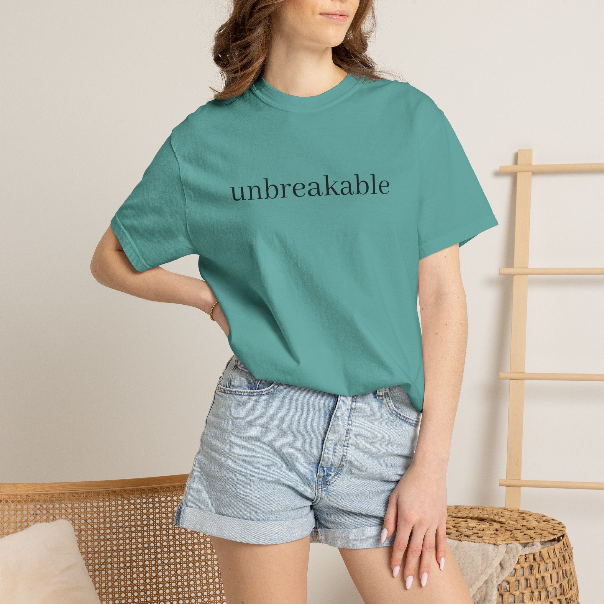 Unbreakable Graphic T-Shirt — Minimalist Empowerment Tee